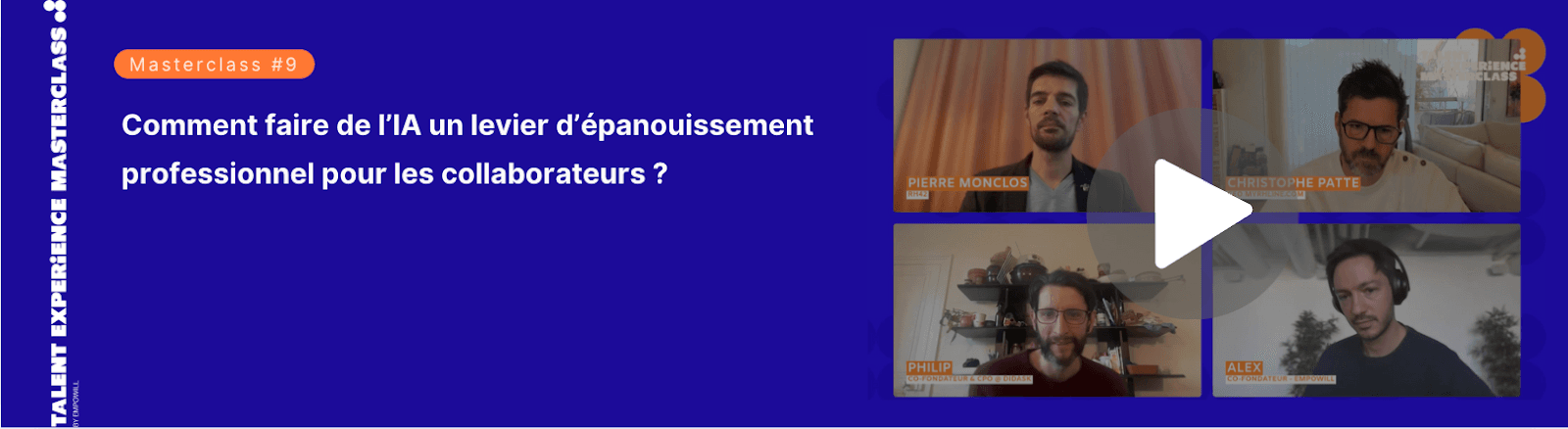 Replay de la masterclass IA