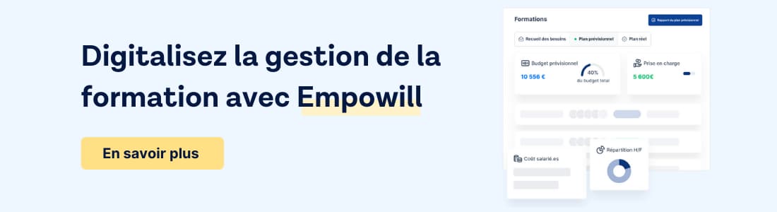 Digitalisez la gestion de la formation