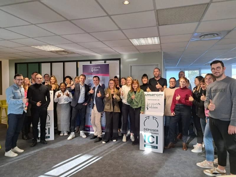 equipe de collaborateurs appart city