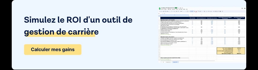 calculer le roi d'un logiciel de gestion de carrière
