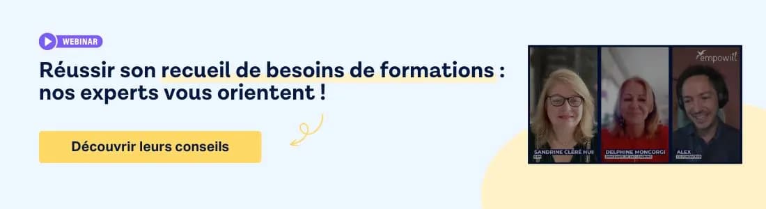 conseils recueil de besoins de formations