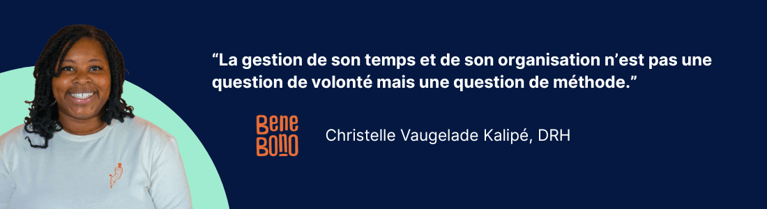 citation de Christelle : ce n'est pas une question de volonté mais une question de méthode