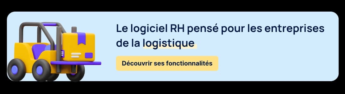 fonctionnalités pour la logistique