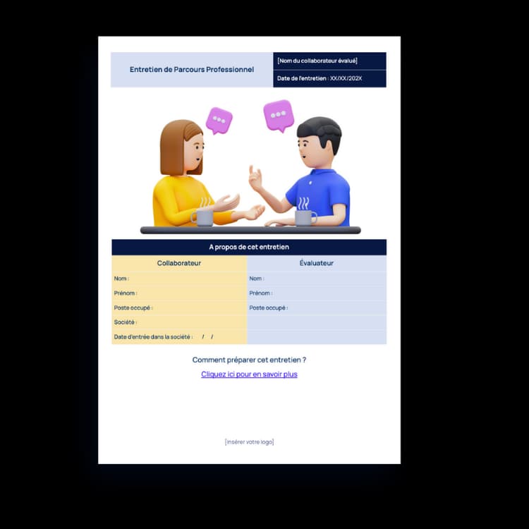 Trame d'entretien de parcours professionnel