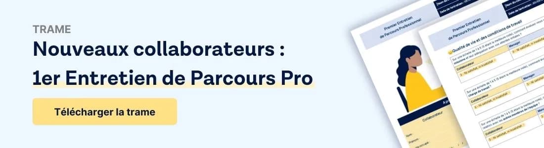 TRAME DE PREMIER ENTRETIEN DE PARCOURS PROFESIONNEL EPP