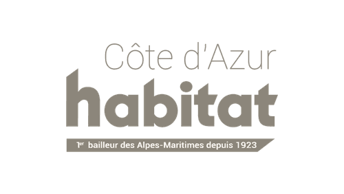 côté d'azur habitat logo gris