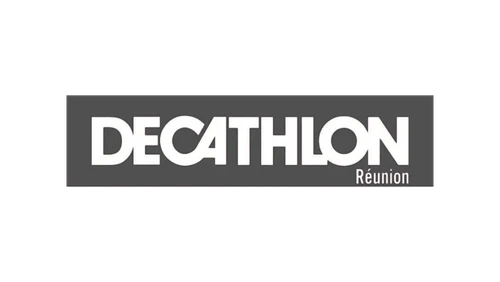 décathlon réunion logo gris