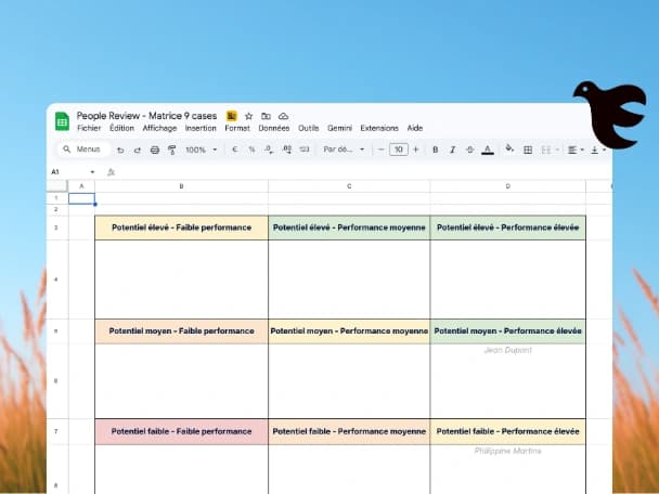 Matrice 9 cases : optimiser la gestion de talents efficacement
