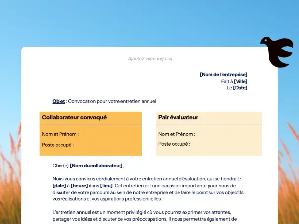 LETTRE CONVOCATION EAE