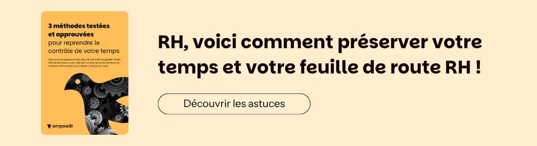 gestion du temps et de la feuille de route rh : le guide