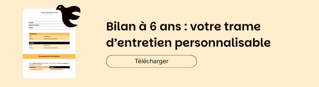 trame bilan 6 ans