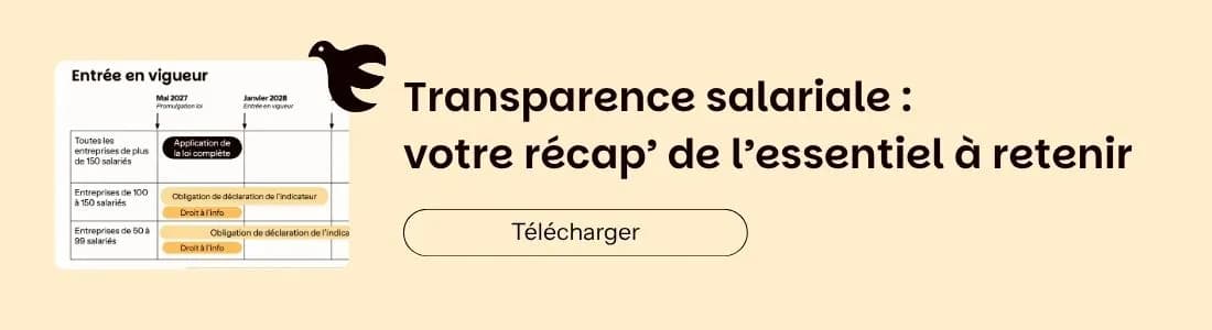 résumé des obligations RH transparence des salaires - récapitulatif directive et loi