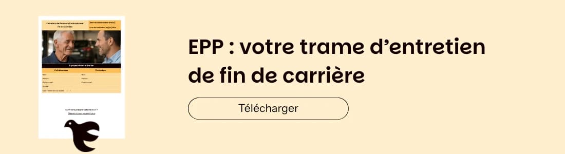 trame d'entretien de fin de carrière