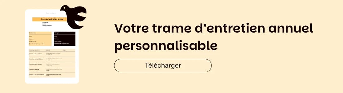 trame d'entretien annuel